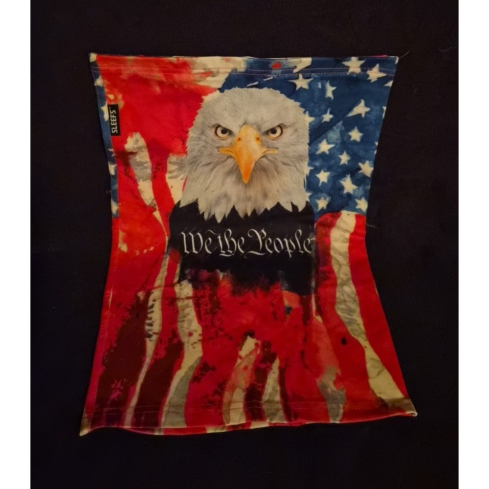 Sleefs Neck Gaiter Eagle and American Flag